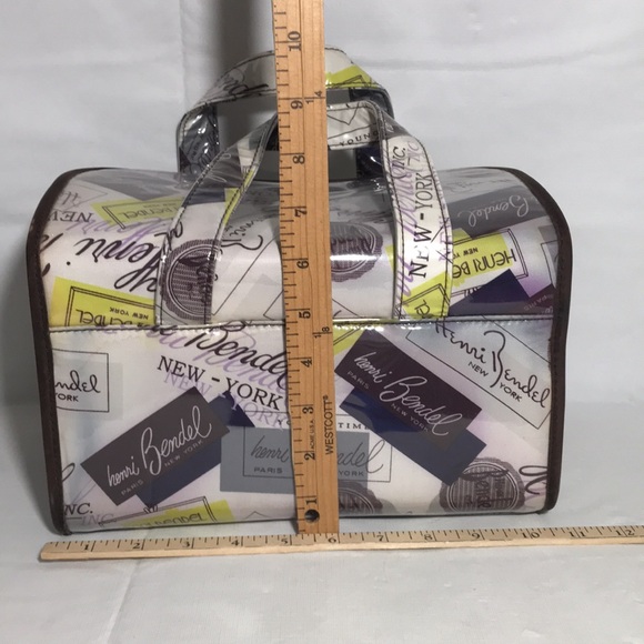 Henri Bendel Heritage Train Case Toiletry Cosmetic Case - Picture 10 of 12